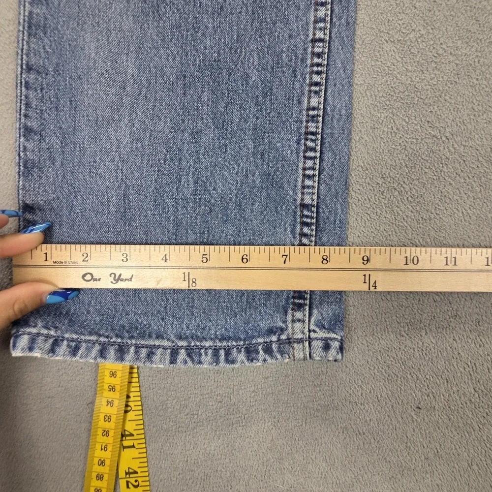 Diesel Jeans Mens 31x30 Blue Larkee Regular Straight Button Fly Italy 0800Z
